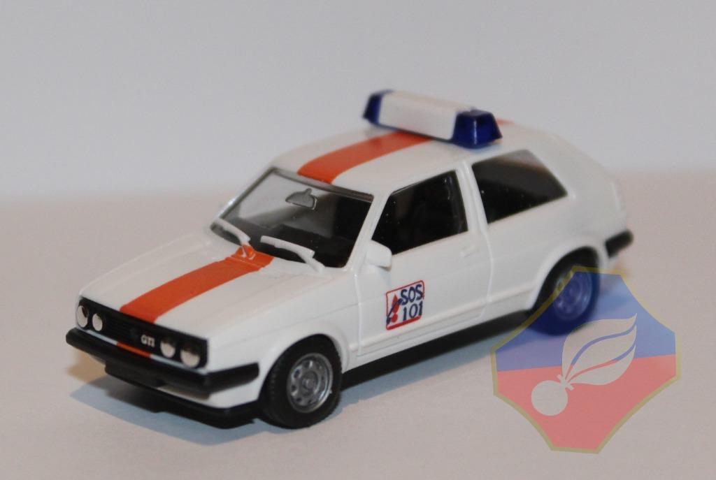 RIJKSWACHT VW  GOLF  GTi  1/87, Verzenden, Rijkswacht, Miniatuur of Beeldje