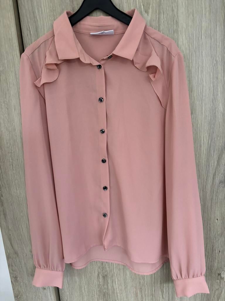 Oudroze blouse maat 152 van JBC, Kinderen en Baby's, Kinderkleding | Maat 152, Meisje, Overhemd of Blouse, JBC, Ophalen of Verzenden