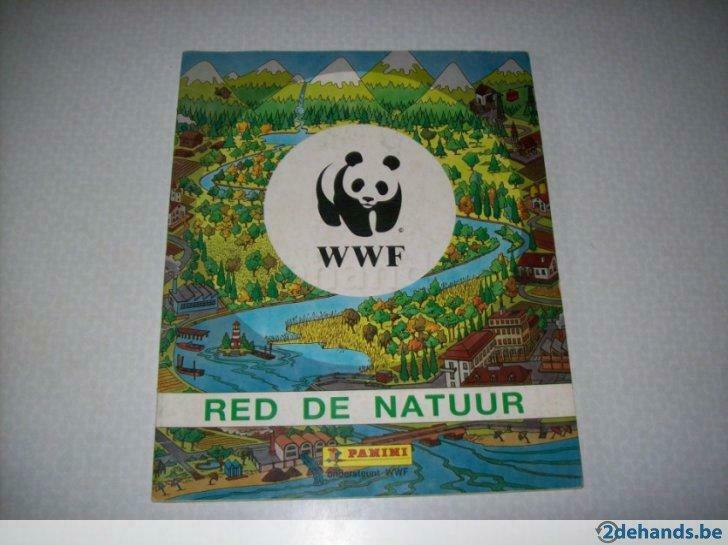 Panini : red de natuur WWF, Ophalen of Verzenden, Gebruikt