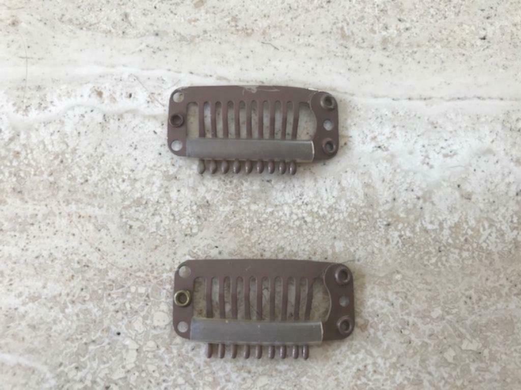 2 Clips voor haar extensions (zn720), Ophalen of Verzenden, Nieuw, Haarspeld