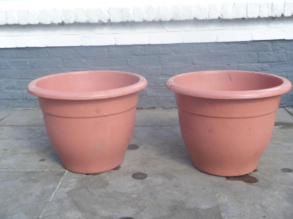 Pots de fleurs de jardin, 40 cm ou plus, Rond, Synthétique, Enlèvement