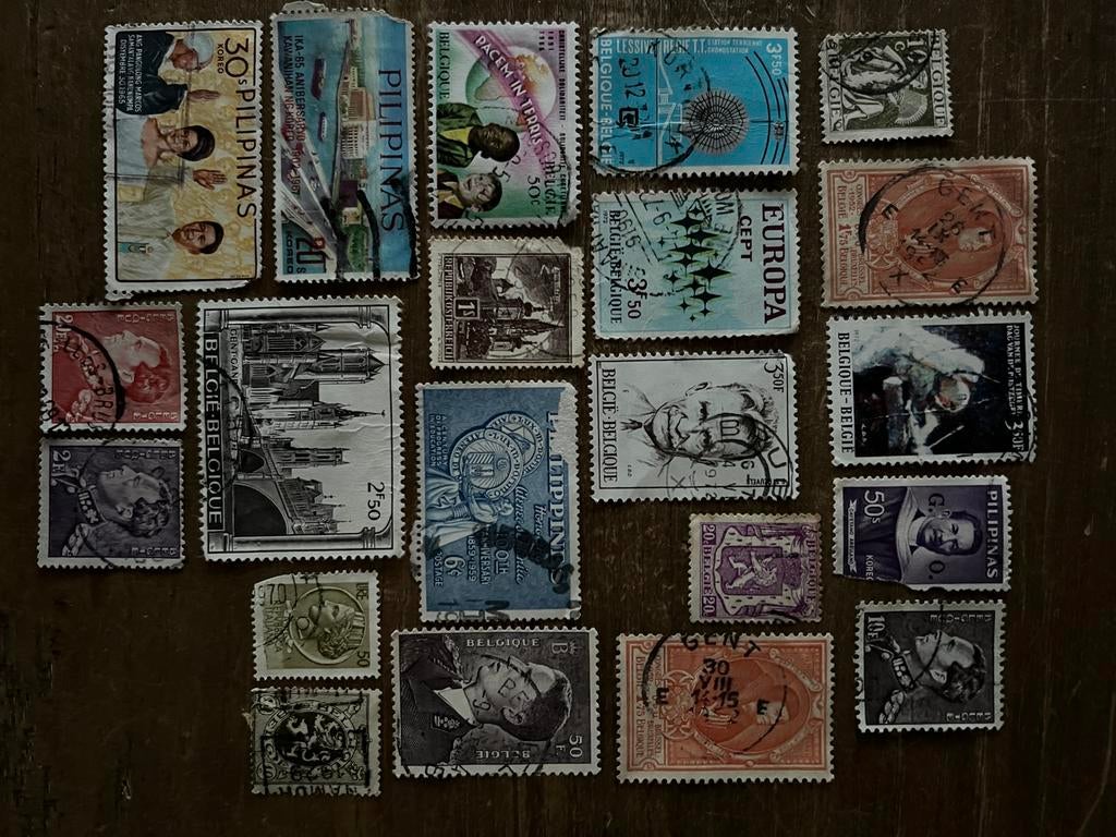 Postzegels met stempel, Ophalen of Verzenden, Gestempeld