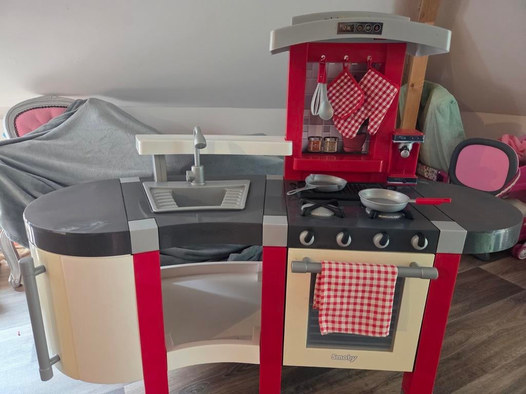 Mini-kitchenette en téfal Smoby, Enlèvement, Utilisé, Plastique, Jouer à la cuisine