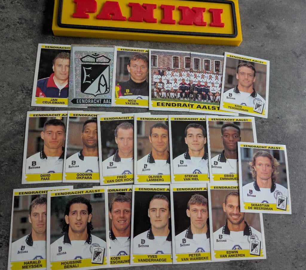 PANINI FOOTBALL 96 19 STICKERS 1996 E. AALST  VOETBAL, Verzenden, Nieuw
