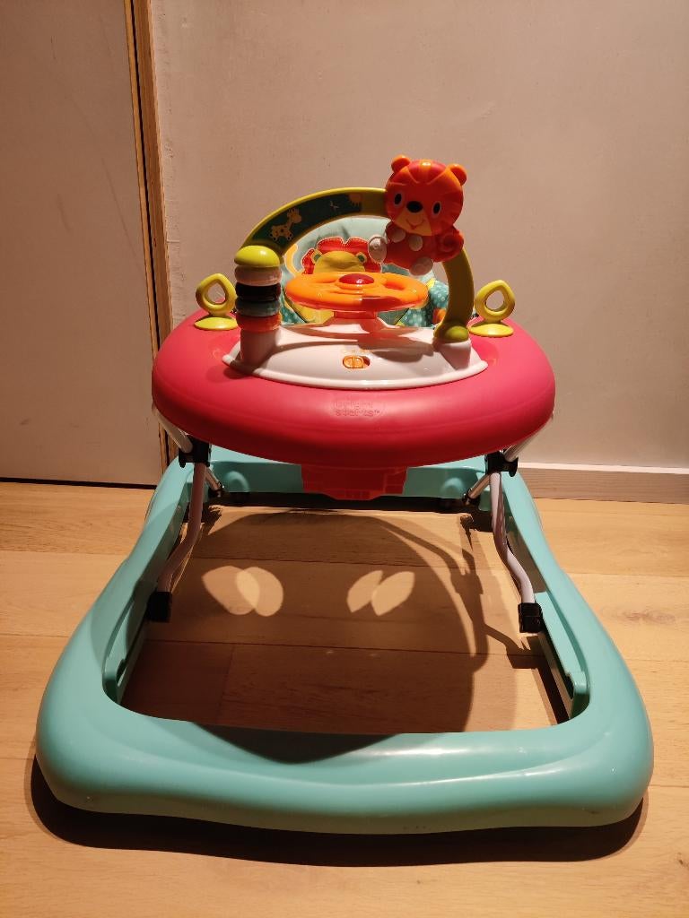 Loopwagen Bright Starts Leeuw, Ophalen, Zo goed als nieuw, Overige typen, Met wieltjes