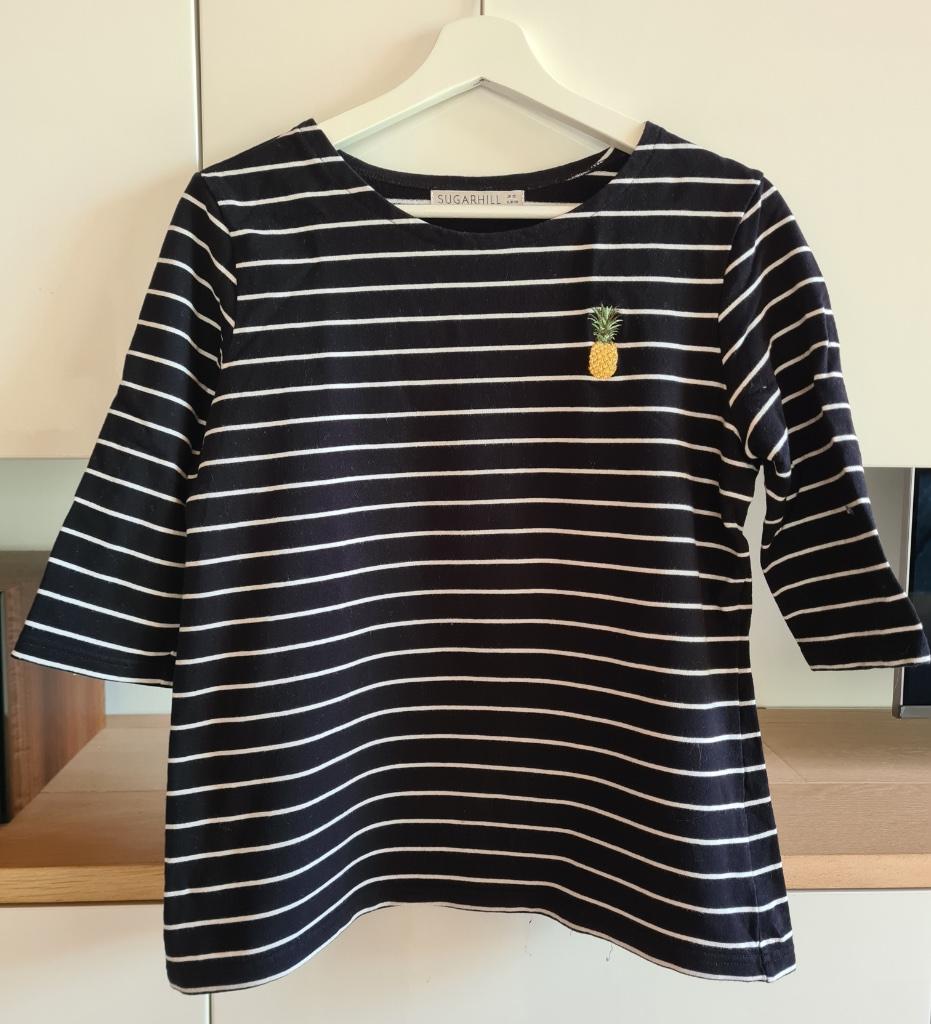 Shirt 'Sugarhill' (maat: 38), Maat 38/40 (M), Blauw, Sugarhill, Ophalen of Verzenden