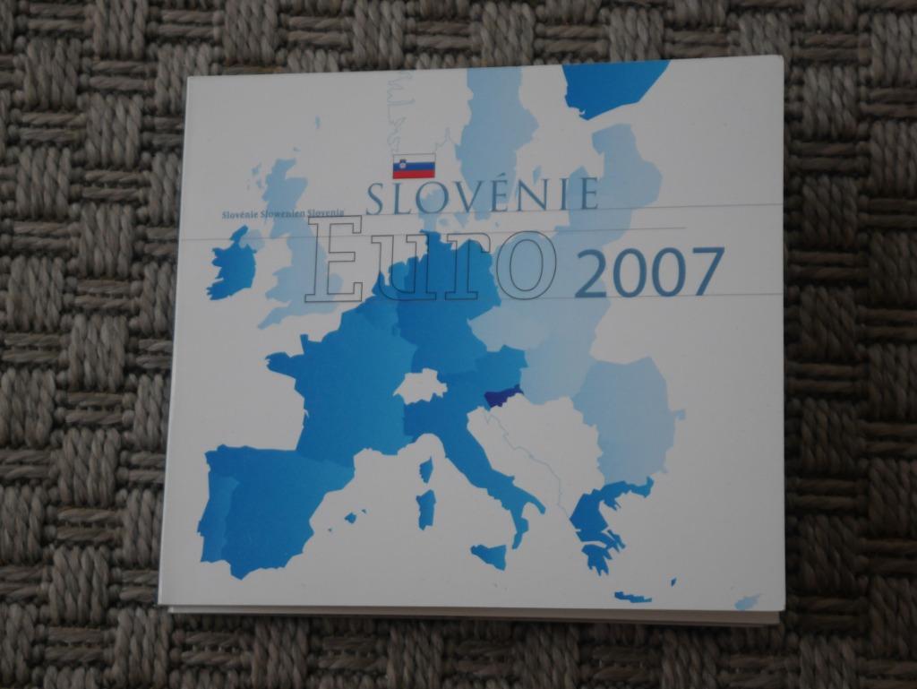 Euros Slovénie 2007 set de 8 pièces -, Enlèvement ou Envoi, Slovénie