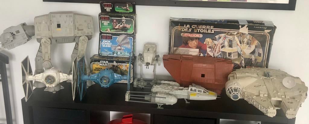 star wars vintage ruimteschepen, Verzamelen, Ophalen of Verzenden, Zo goed als nieuw