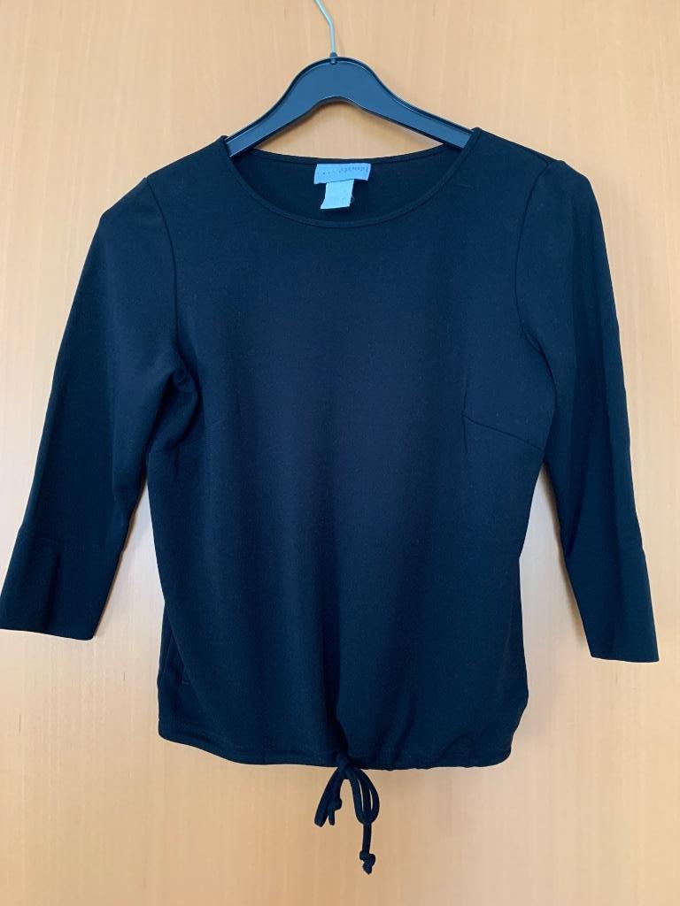 Blouse haut manches 3/4 Laura Clément - T. 36 - noir, Kleding | Dames, Blouses en Tunieken, Gedragen, Maat 36 (S), Zwart, Ophalen