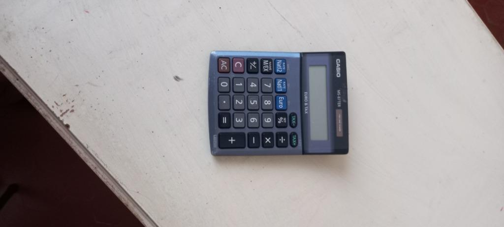 calculatrice, Enlèvement