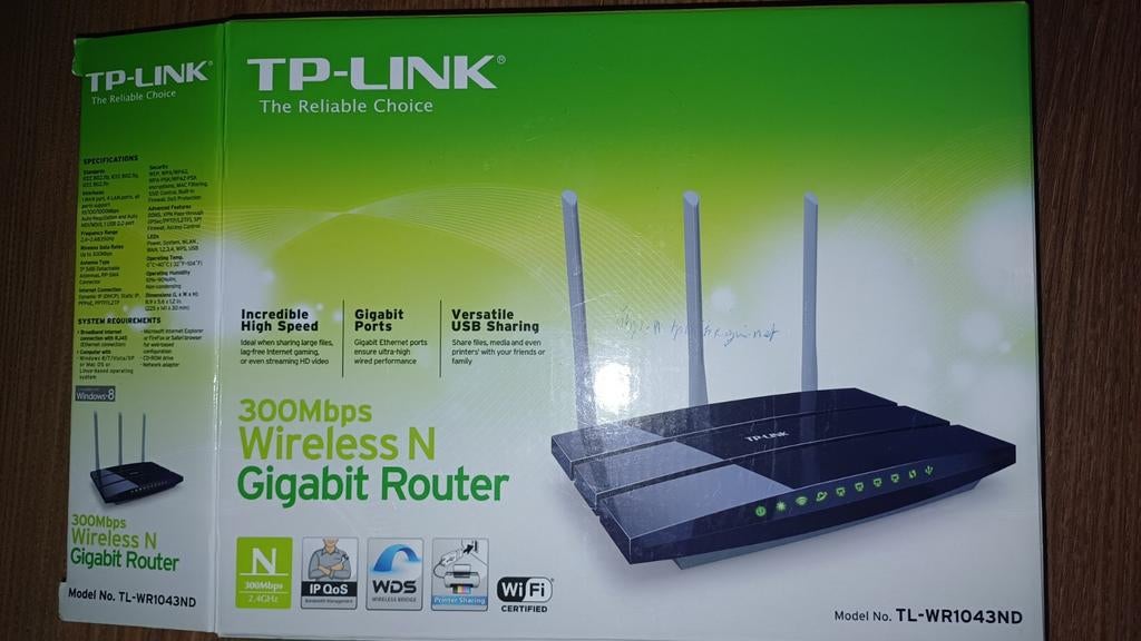 Routeur TP-Link TL-WR1043ND, Enlèvement ou Envoi, Utilisé, Routeur, TP-Link