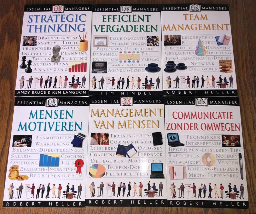 DK Essential Managers reeks - 6 boeken (17,90 euro port in)., Verzenden, Nieuw, Management