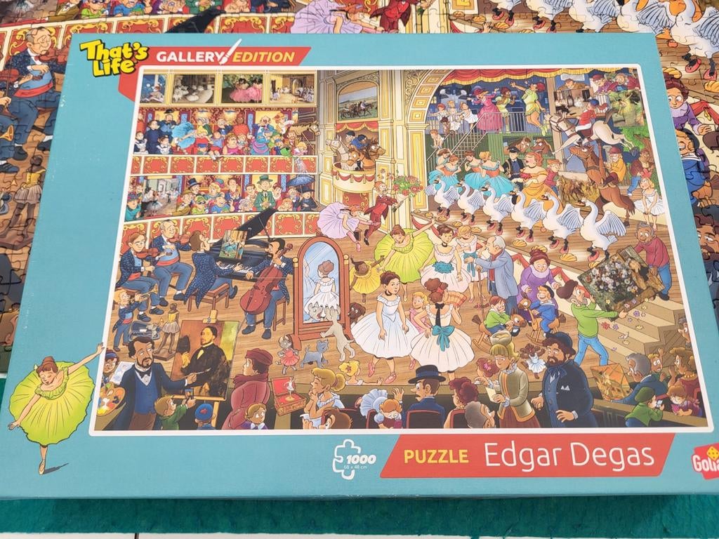 That's Life Gallery Edition  - Edgar Degas - 1000stuks, Enlèvement ou Envoi, 500 à 1500 pièces, Comme neuf, Puzzle