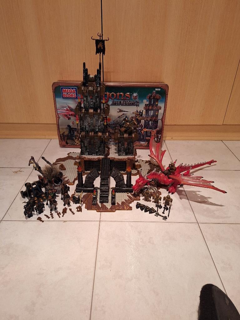 Mega Bloks 9650 : Le donjon des Dragons, Enlèvement ou Envoi, Utilisé, Megabloks