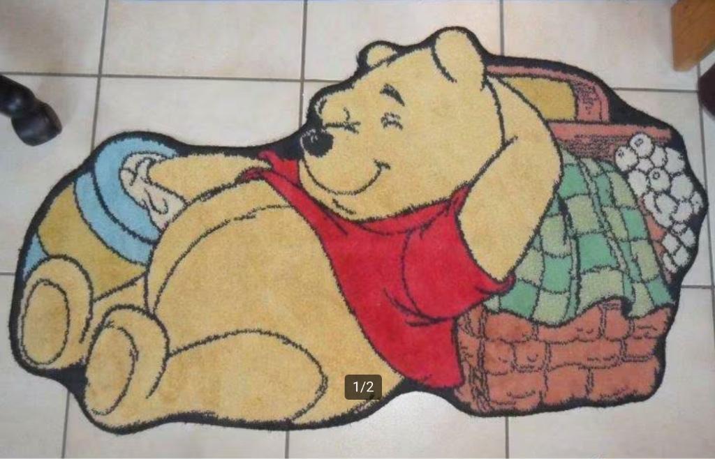 Winnie the pooh speelmat kinderkamer mat tapijt, Kinderen en Baby's, Ophalen of Verzenden