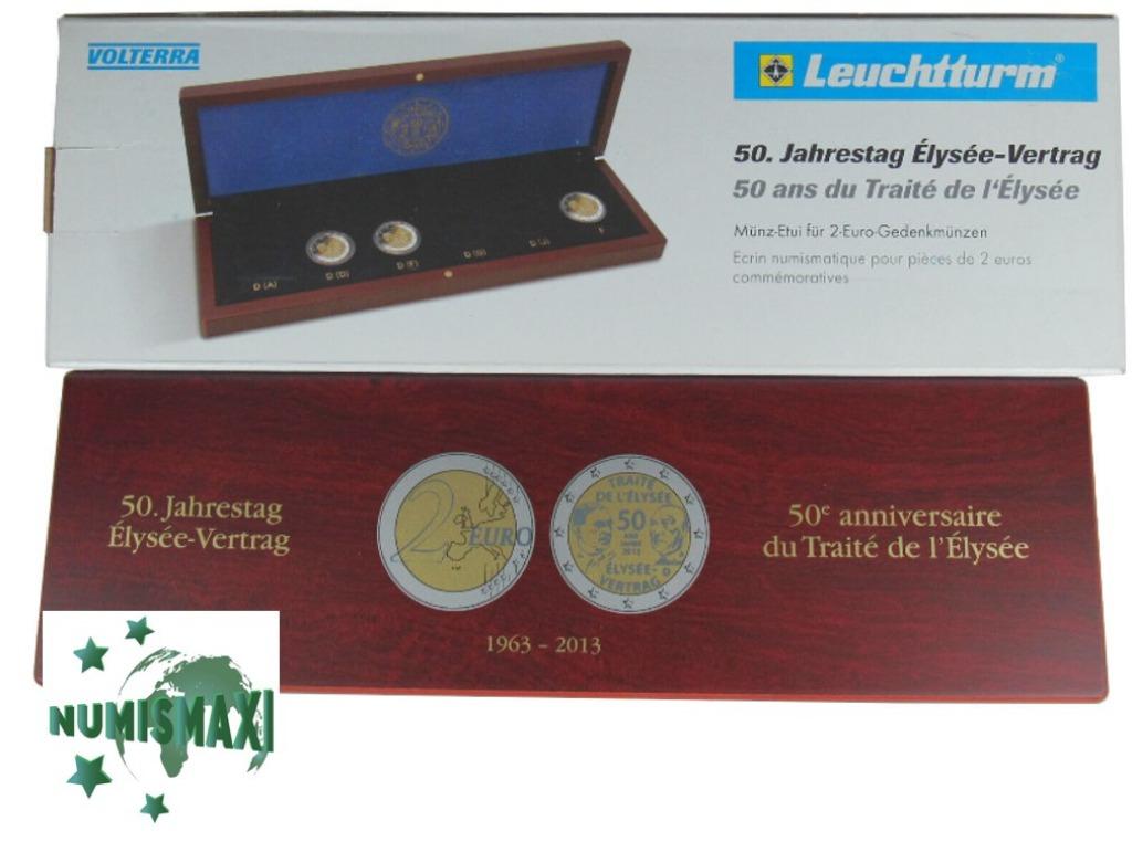 Leuchtturm Volterra Cassette 2013 Elysée Vertrag, Ophalen of Verzenden, Duitsland, 2 euro
