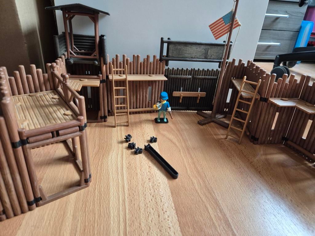 Playmobil western fort, Ophalen of Verzenden, Gebruikt, Complete set