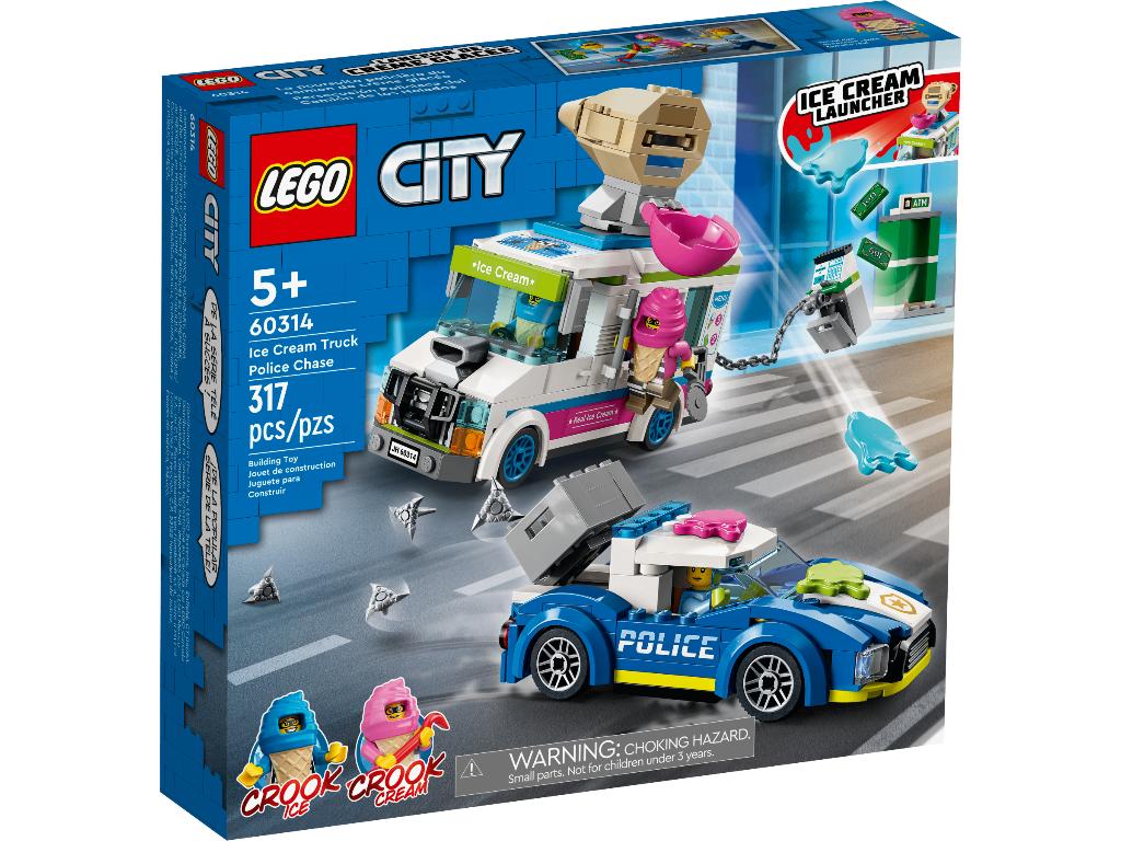 Lego City 60314 IJswagen politieachtervolging (2022), Kinderen en Baby's, Speelgoed | Duplo en Lego, Nieuw, Lego, Complete set