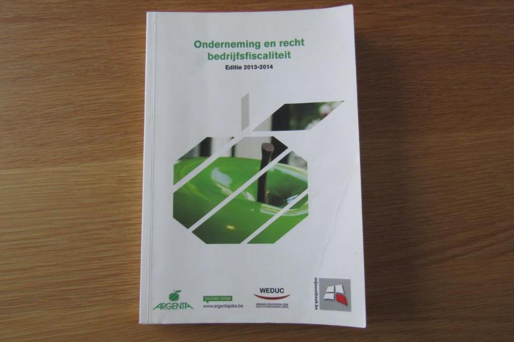 Onderneming en recht fiscaliteit, Bart Peeters, Enlèvement ou Envoi, Utilisé, Enseignement supérieur