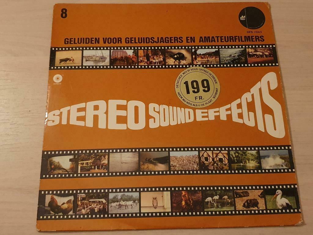 Disque vinyl 33 tours sound effects in stereo 8, Enlèvement ou Envoi