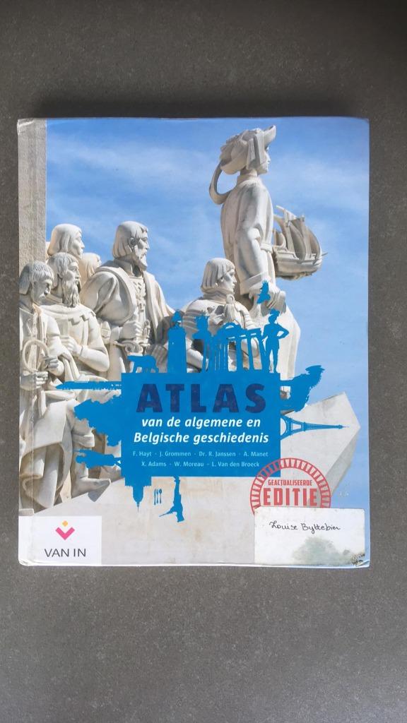 atlas van de algemene en belgische geschiedenis, Ophalen of Verzenden