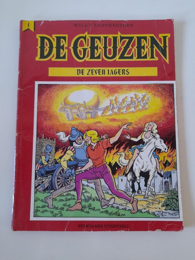 Strip De Geuzen - De Zeven Jagers,  nummer 1, Boeken, Stripverhalen, Ophalen of Verzenden, Willy Vandersteen