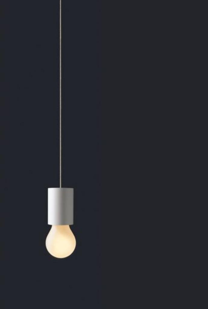 Suspension blanche "Less is Less" DAVIDE GROPPI, Moins de 50 cm, Design, Comme neuf, Enlèvement