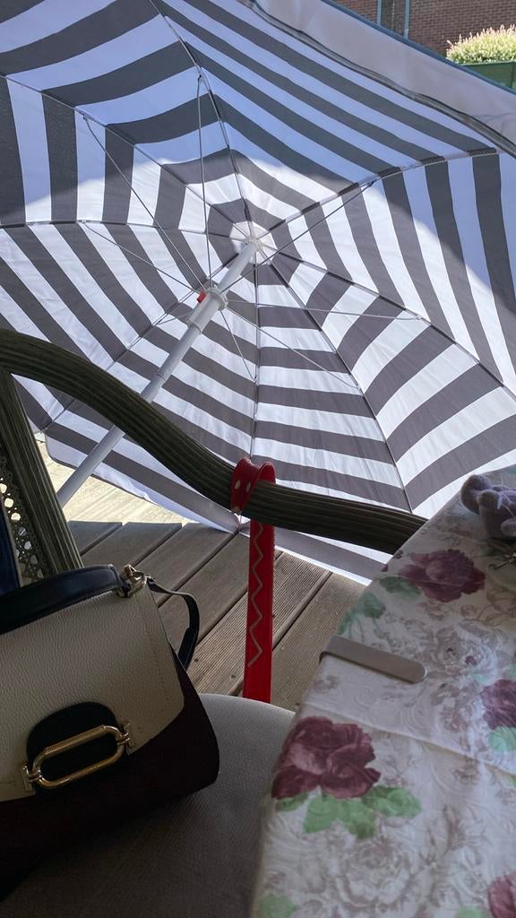 strandparaplu, Tuin en Terras, Parasols, Ophalen, Kantelbaar, Nieuw, 2 tot 3 meter