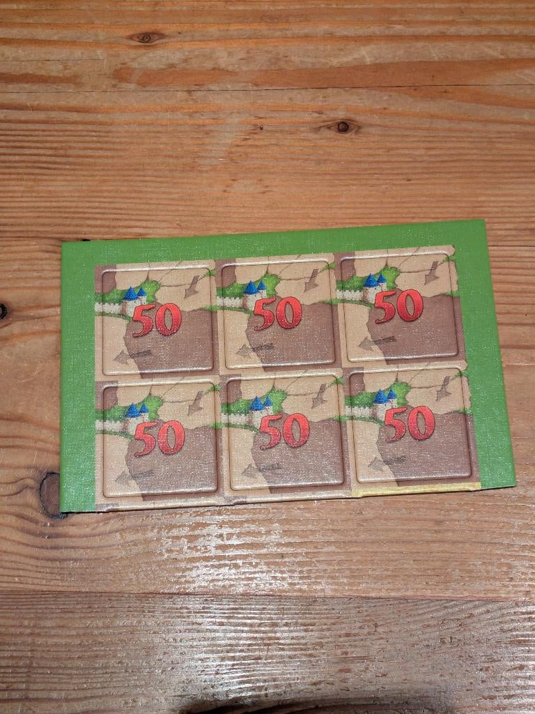 Carcassonne scoretegels, Vijf spelers of meer, Ophalen, Nieuw