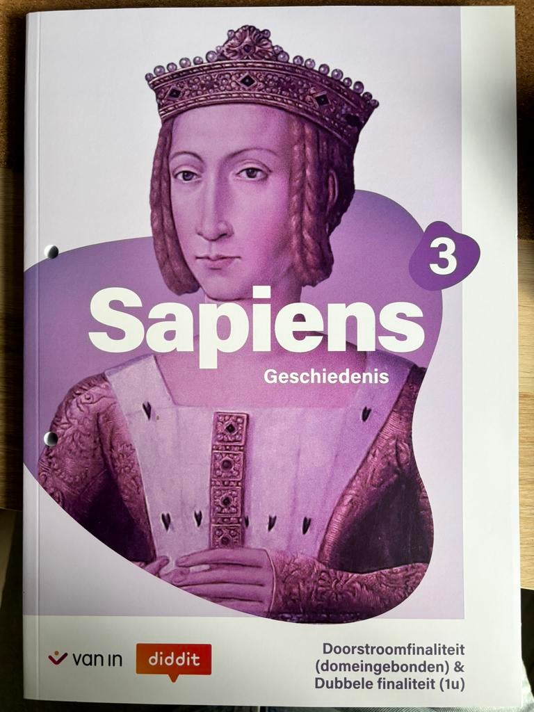 Sapiens 3, Boeken, Ophalen, Nieuw, ASO, Geschiedenis