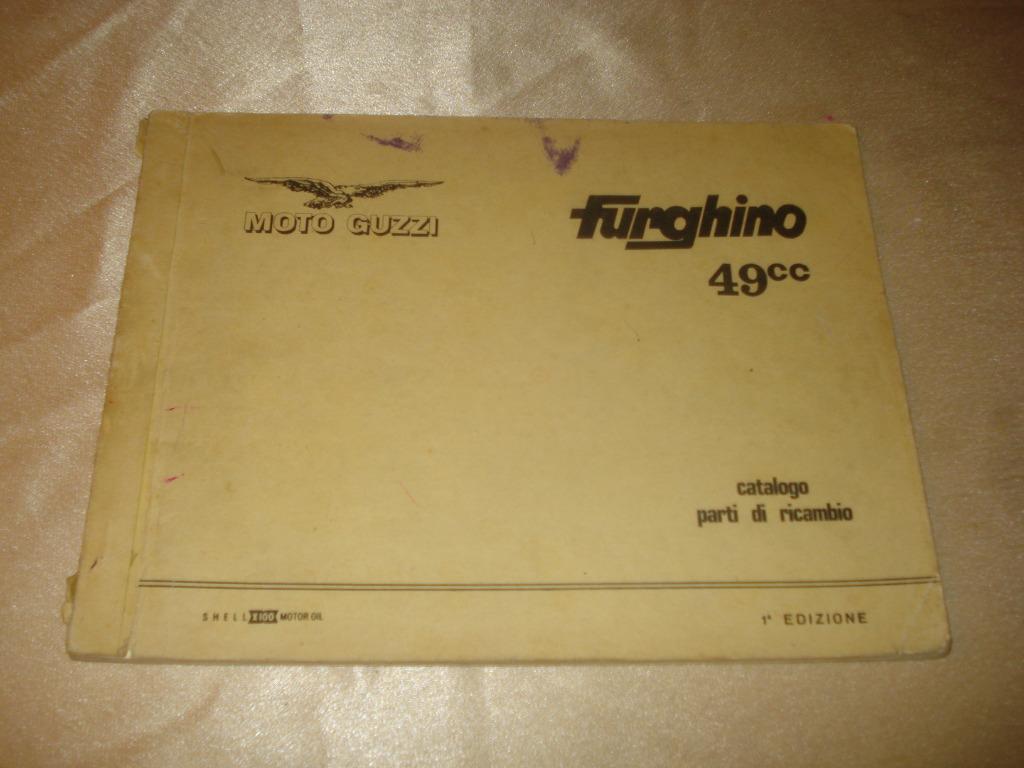 MOTO GUZZI Furghino 49 CC Ancien Catalogue Pièces Rechange, Autos : Divers, Modes d'emploi & Notices d'utilisation, Enlèvement ou Envoi