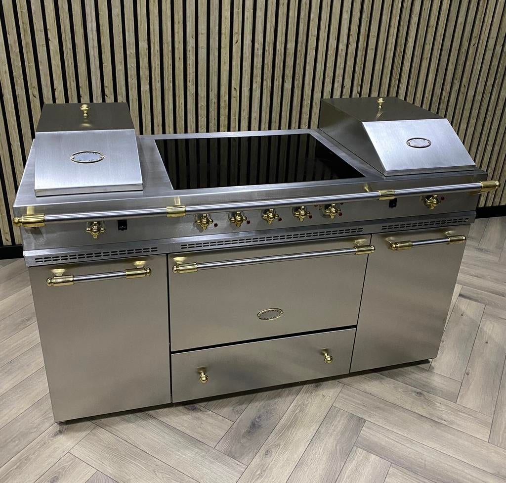 Luxe Lacanche Fornuis Keramisch 150 + Friteuse + Multicooker, Elektronische apparatuur, Fornuizen, 60 cm of meer, Keramisch, Grill