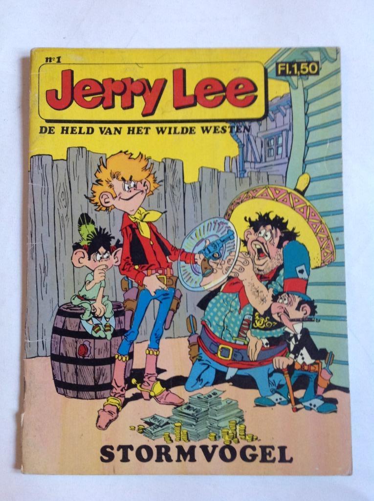 Jerry Lee - De held v/h Wilde Westen - sc - 1e druk - 1968, Enlèvement ou Envoi, Une BD, Carpi, Utilisé