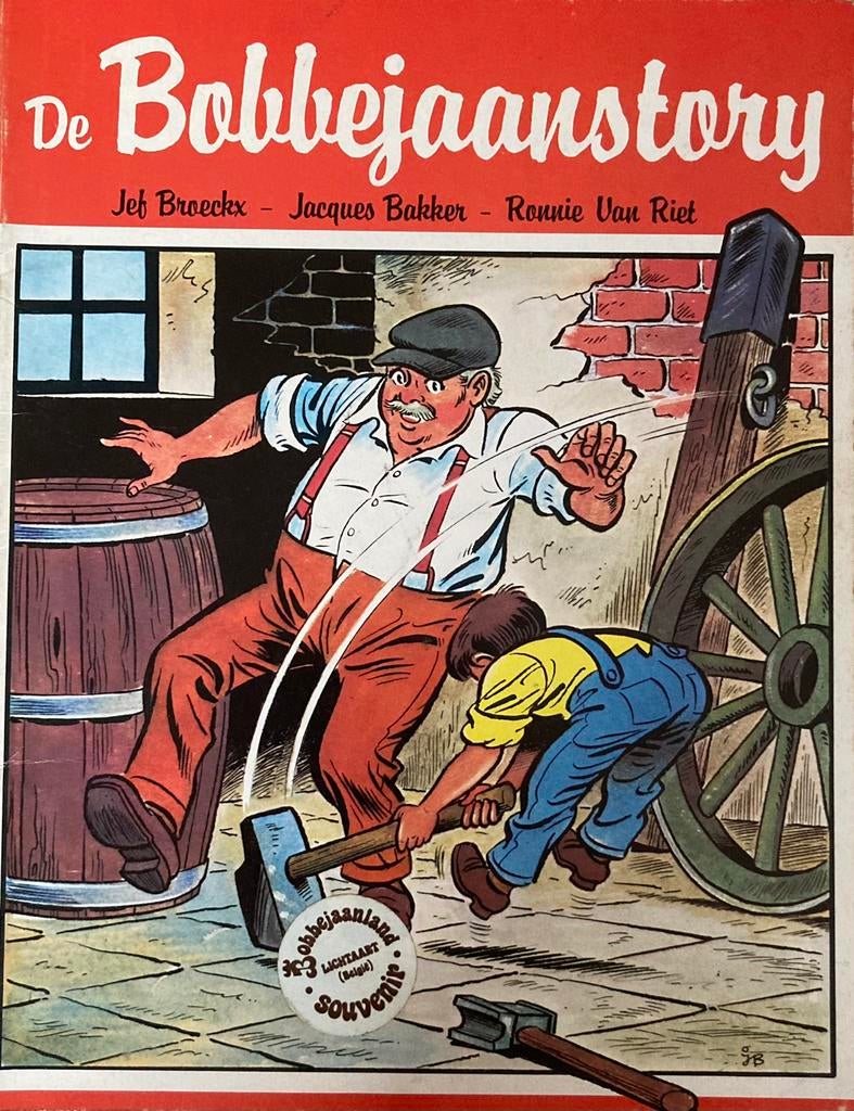 De Bobbejaanstory (Bobbejaan Schoepen), Ophalen, Eén stripboek, Zo goed als nieuw, Diverse Auteurs