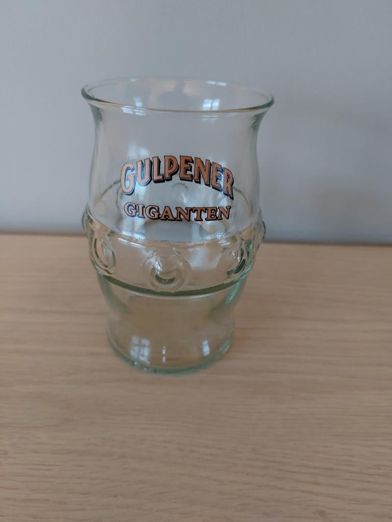 Verzamel glas Gulpener Giganten, Verzamelen, Biermerken, Ophalen of Verzenden, Zo goed als nieuw, Glas of Glazen, Gulpener