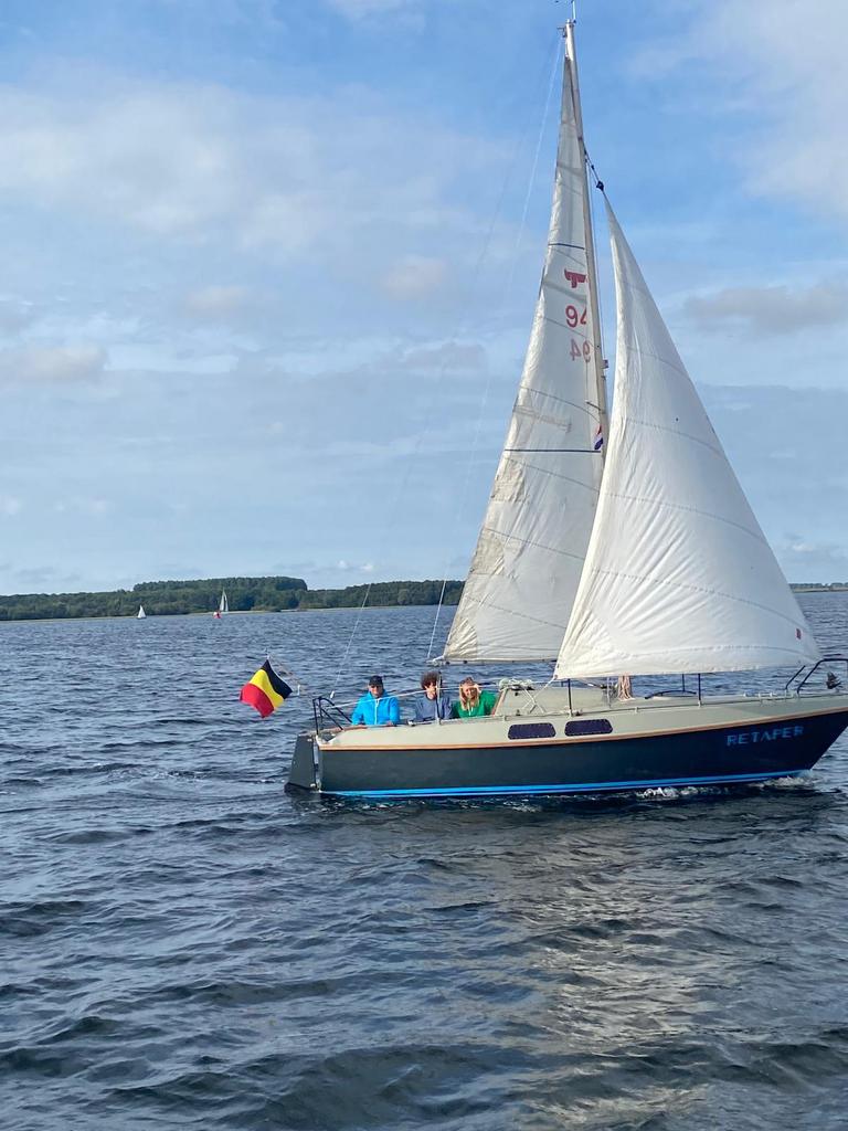 Zeilboot etappe 22, Ophalen
