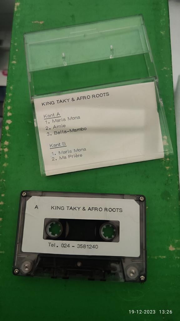 Zeldzame cassette King Taky & Afro Roots, Cd's en Dvd's, Cassettebandjes, Ophalen of Verzenden, Gebruikt