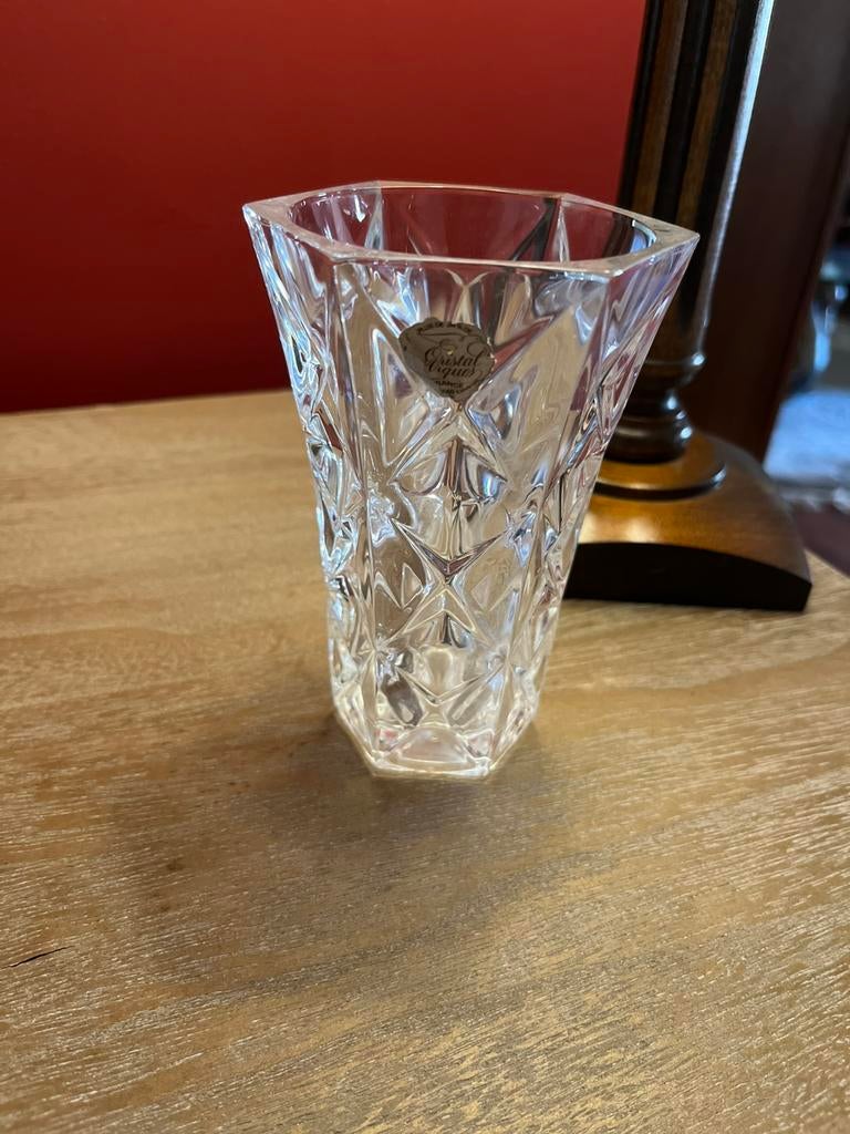 Vase en cristal de Cristal d'Arque en bon état, Enlèvement ou Envoi, Comme neuf