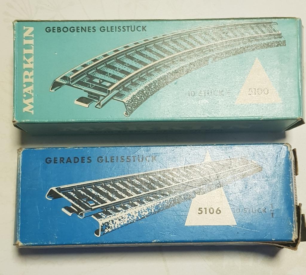 Les rails Marklin 5100 et 5106 sont neufs en OVP, Neuf, Analogique, Enlèvement ou Envoi, Courant alternatif