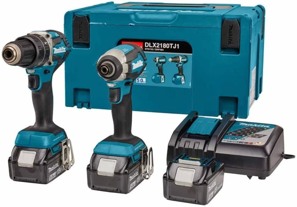 Makita - Perceuse à Percussion DHP484 + Visseuse à Choc Dtd1, Enlèvement, Neuf, 600 watts ou plus, Foreuse et Perceuse