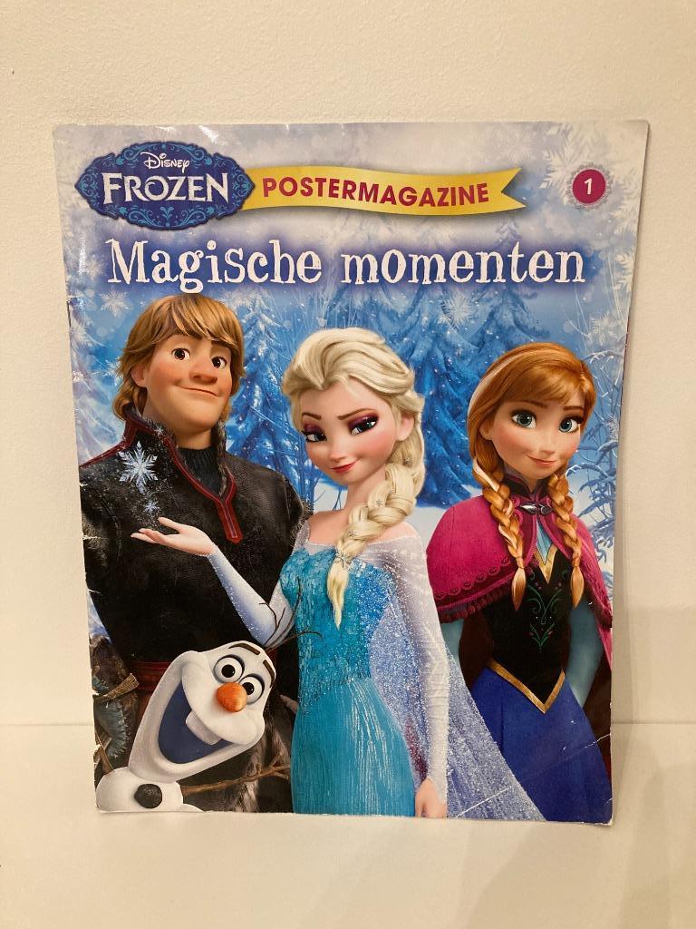 Disney Frozen postermagazine 1 & 2, Ophalen of Verzenden, Overige figuren, Gebruikt, Papier, Kaart of Schrift