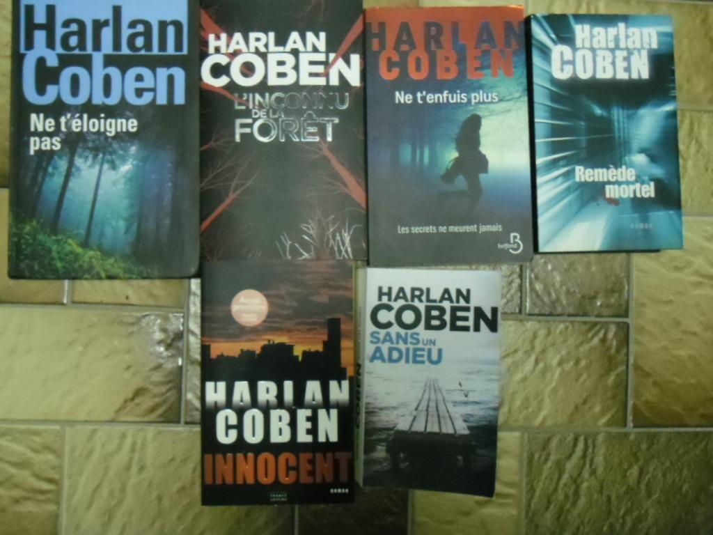 7 Livres Harlan Coben (cartonnés ou avec jacquette) 4 euros, Enlèvement, Comme neuf