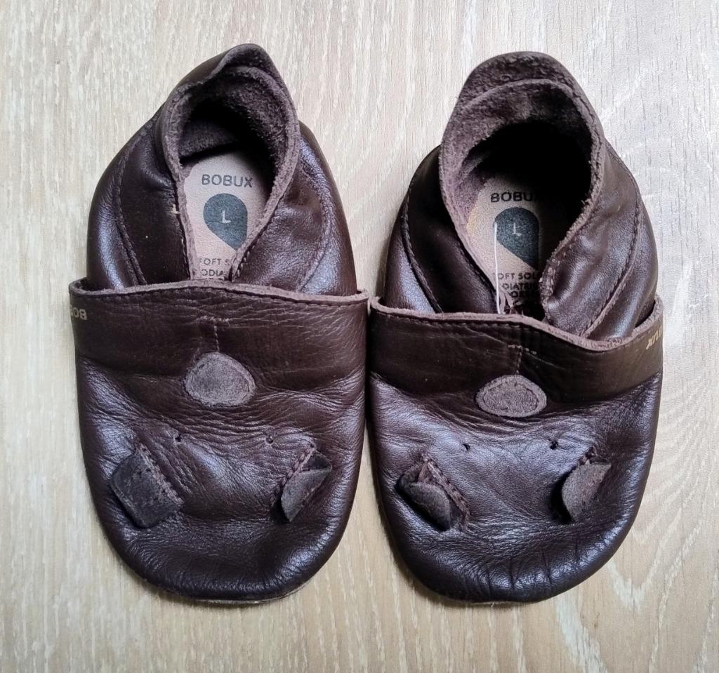 Bobux soft sole sloefjes maat L, Kinderen en Baby's, Ophalen, Slofjes, Gebruikt, Jongetje of Meisje