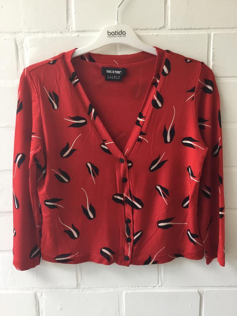 Gilet ISABEL DE PEDRO, Rouge, Taille 38/40 (M), Enlèvement ou Envoi, Isabel de pedro