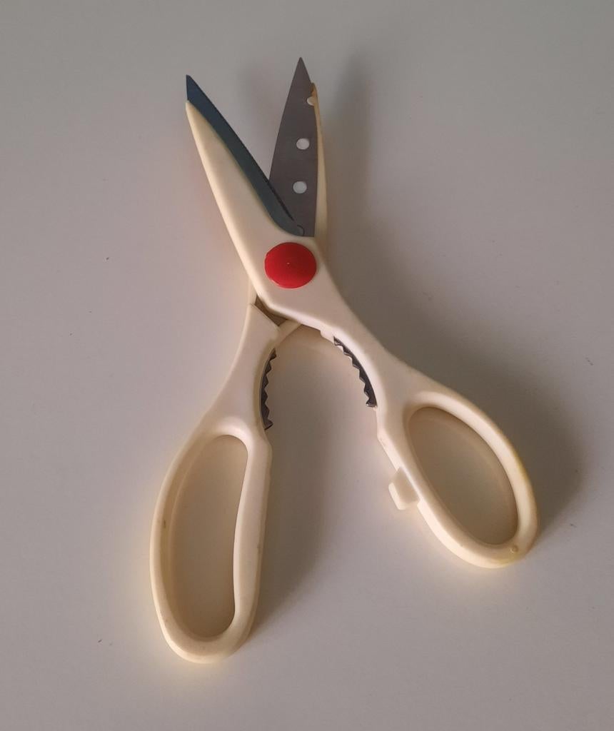 Ciseaux de cuisine à fonction 3 en 1, Hobby & Loisirs créatifs, Bricolage, Utilisé, Enlèvement ou Envoi