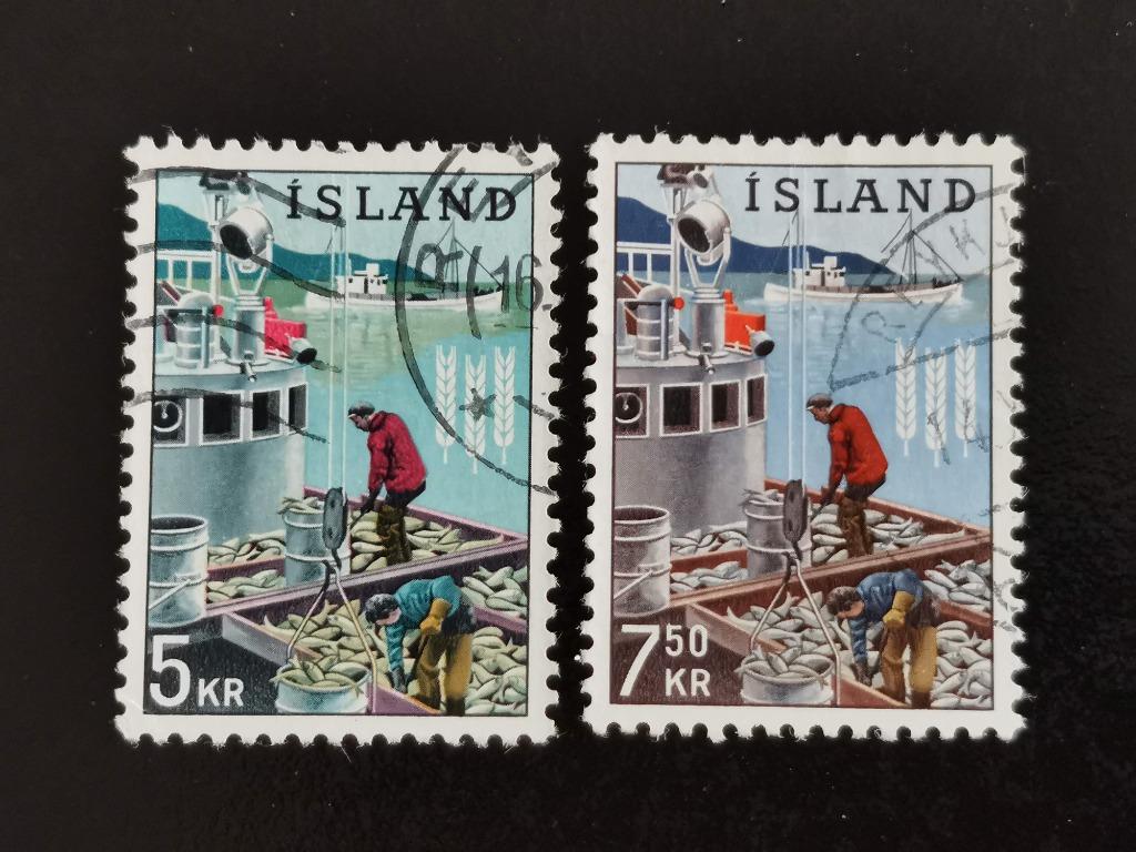 Islande 1963 - bateau de pêche, Enlèvement ou Envoi, Islande, Affranchi