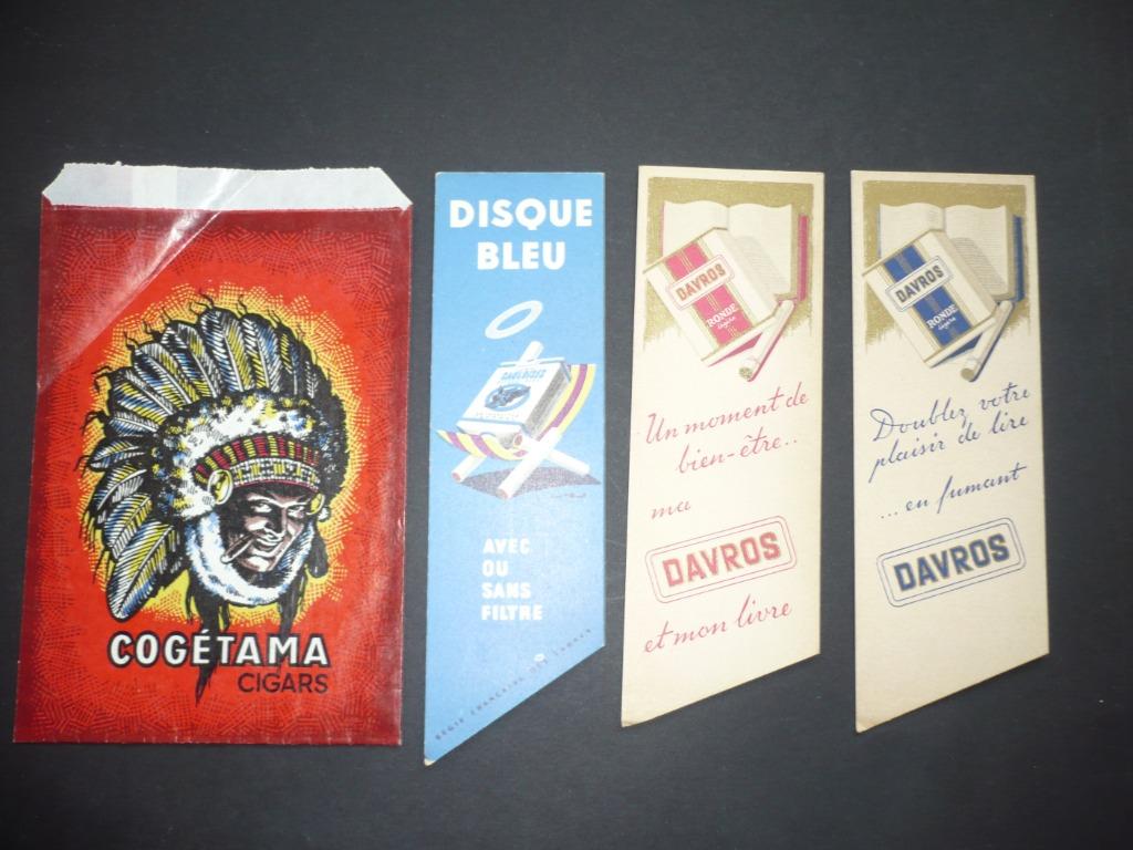 1 sachet + 3 marque-pages cigarettes, Collections, Enlèvement ou Envoi