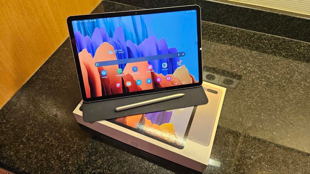 Tablette Samsung Galaxy Tab S7 128 Gb, Computers en Software, Android Tablets, Ophalen, SM-T870, Zo goed als nieuw, Samsung