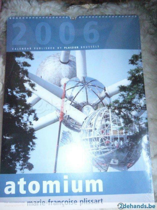 nieuwe kalender vh Atomium door Marie Francoise Plissart, Ophalen of Verzenden, Nieuw