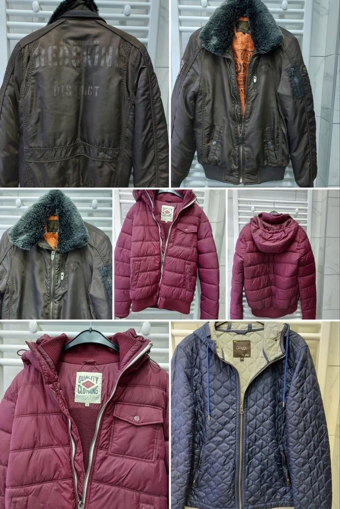Veste REDSKINS marron taille small pour 30€, Enlèvement, Comme neuf, Bleu